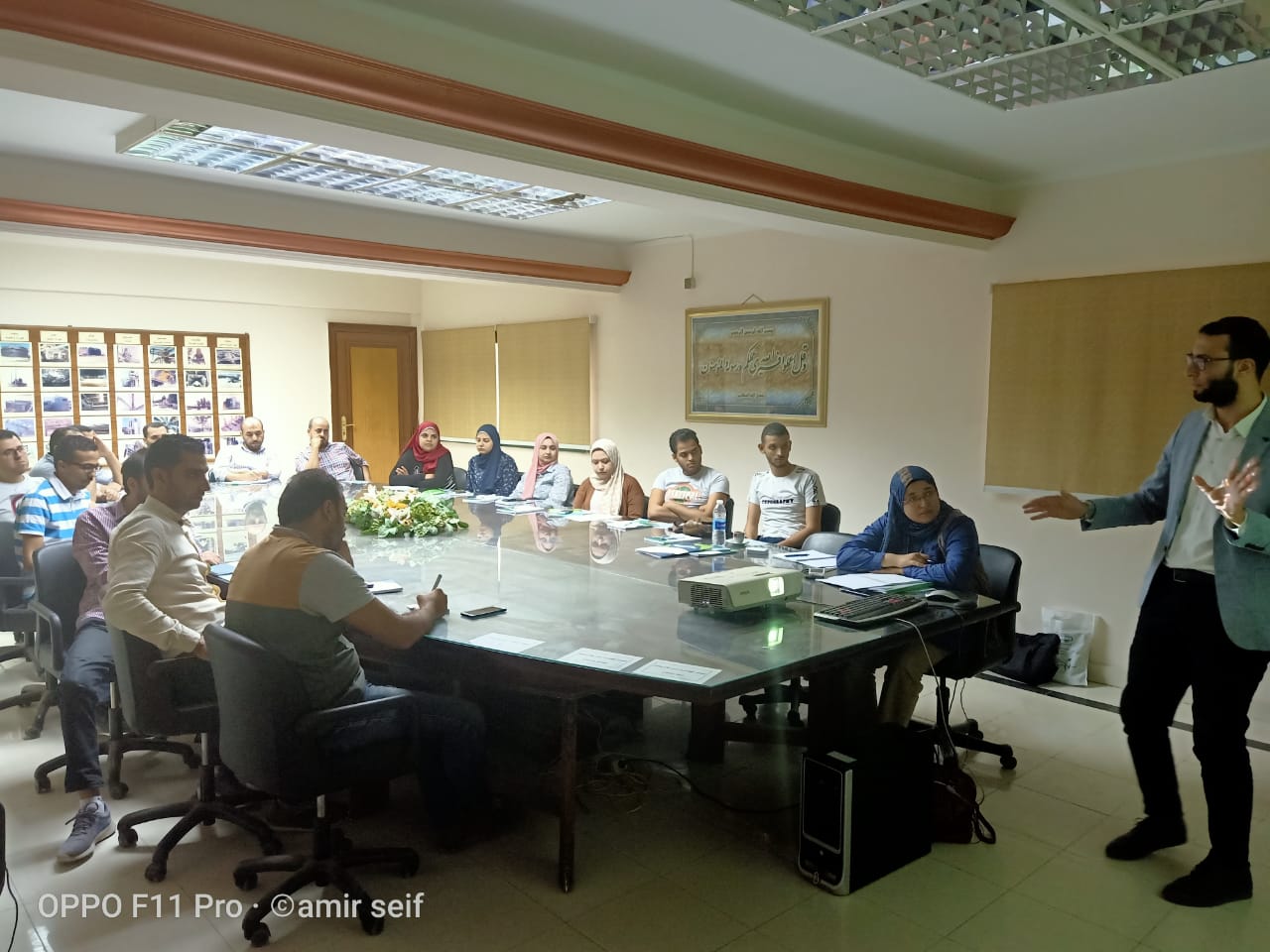 Outdoor Seminar in Arab Contractors Co.
